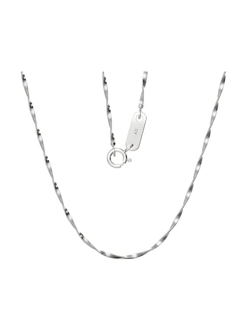 Silver platinum deals chain price