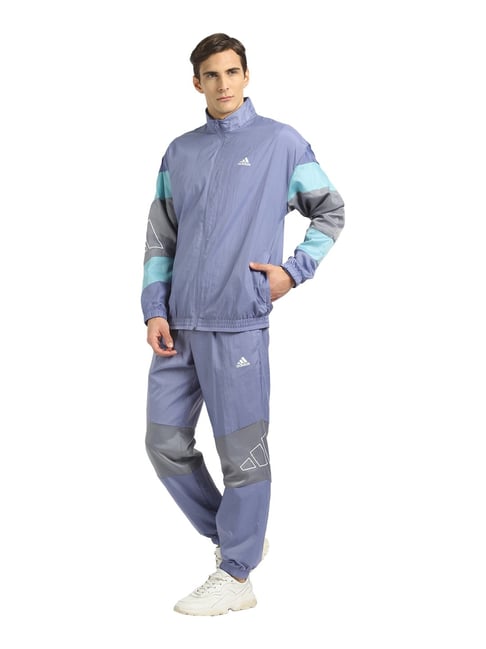 Purple mens sale adidas tracksuit