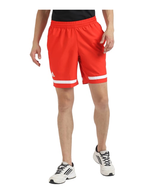 adidas Red Regular Fit Shorts