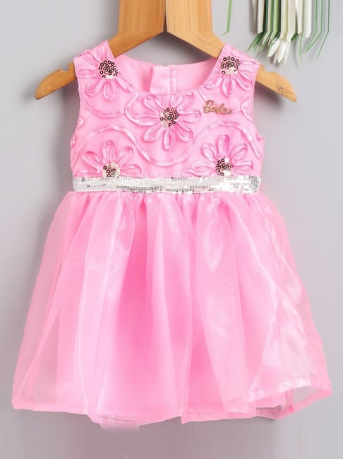 Buy Barbie Print Dress with Short Sleeves Online for Girls | Centrepoint  Oman