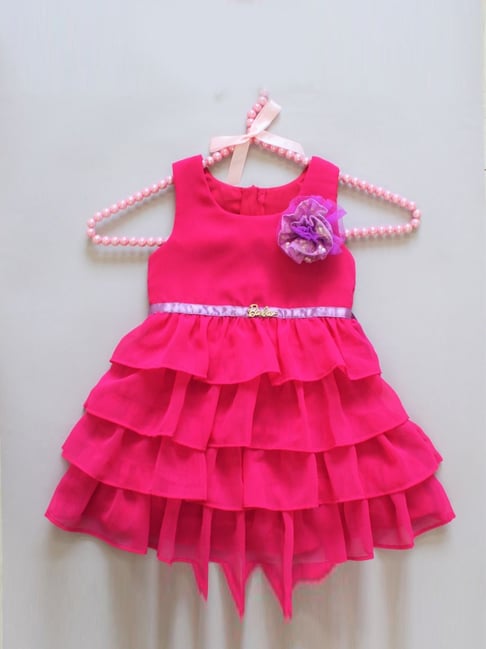 stone work NET Kids Girls Barbie Dress at Rs 900 in Noida | ID: 21046361533