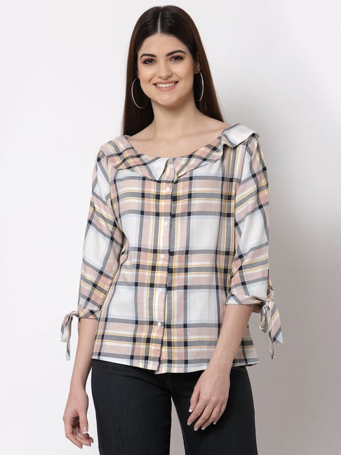 Style Quotient Multicolor Check Shirt Price in India