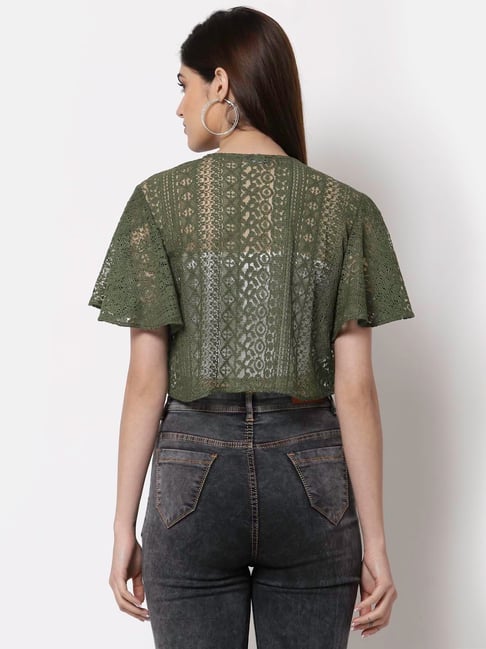 SHEIN Coolane Letter Patched Crop … curated on LTK