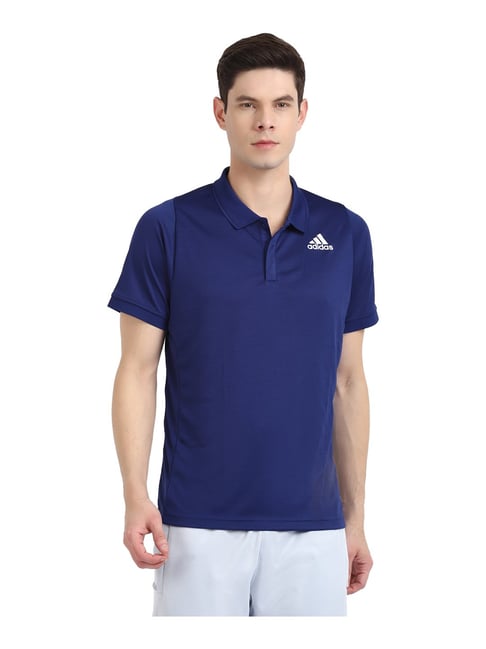 adidas Blue Polo T-Shirt