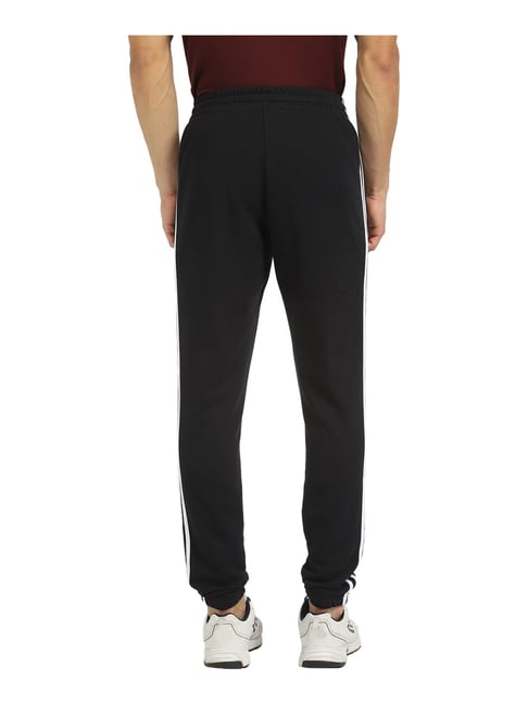 Buy adidas Black Regular Fit Joggers for Men s Online Tata CLiQ