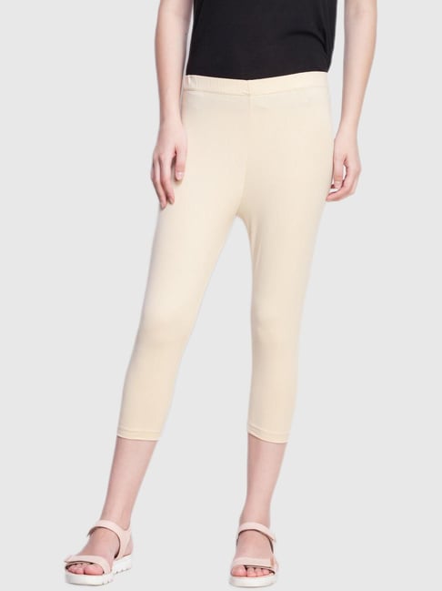 Dollar Missy Beige Skinny Fit Capris-picture-19