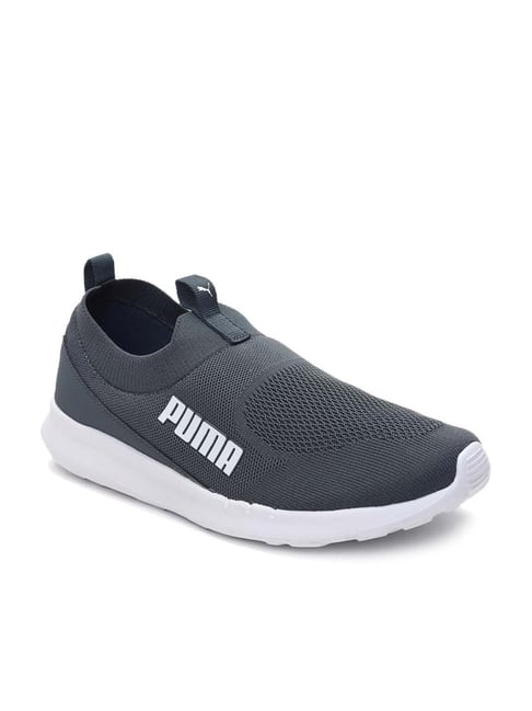 Puma Men's Grand Slipon Slate Grey Casual Sneakers