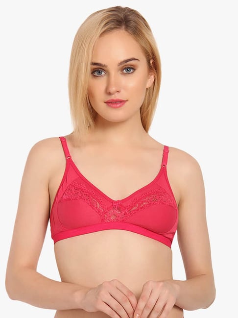 Buy Innocence Women's Printed Bra-Fushia for Women Online in India