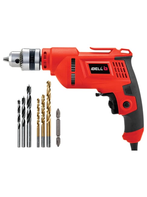 Buy iBELL ED06 91 High Speed Corded Electric Drill Set Red Black