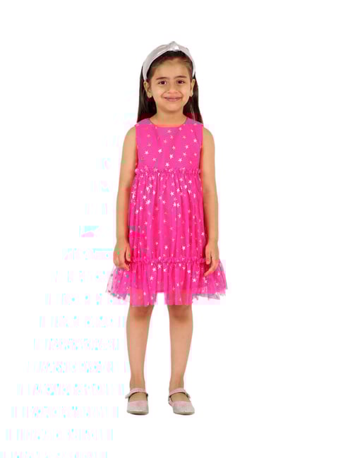 KidsDew Kids Pink Embellished Dress-picture-46