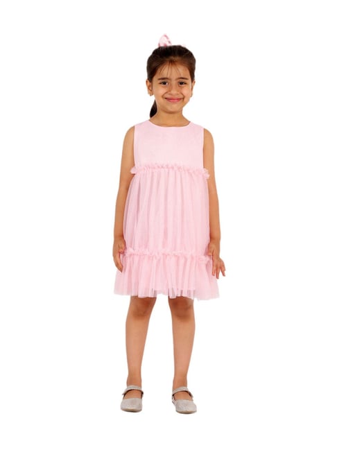 KidsDew Kids Pink Embellished Dress-picture-40