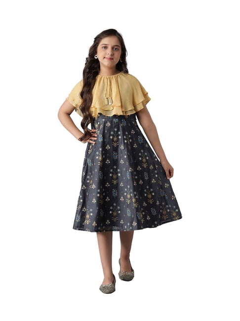 Kid Girl Catwalk Fashion Velvet Poncho Princess Dress – toddlerme