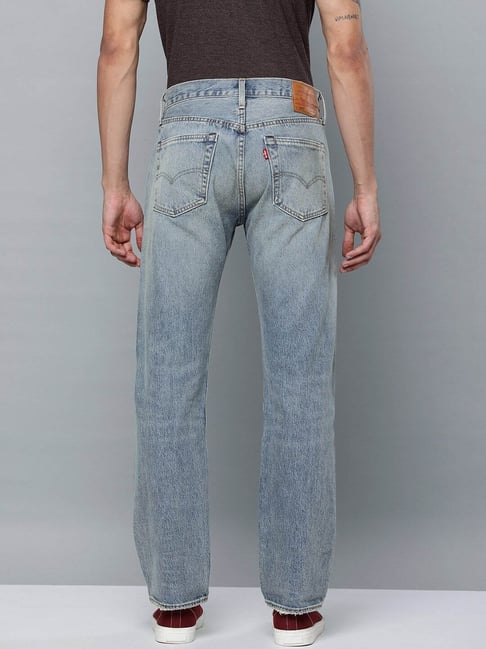 Levi's 501 Light Indigo Straight Fit Jeans