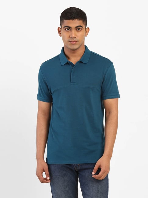 Levis Levi's Dark Blue Regular Fit Polo T-Shirt