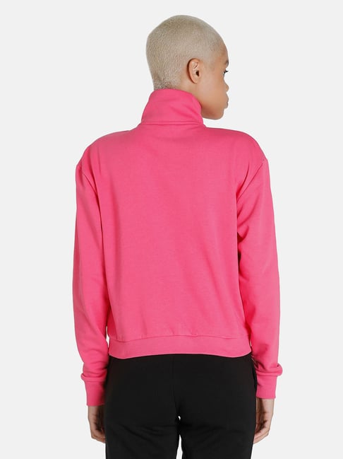 Buy Puma Pink Relaxed Fit Jacket for Women Online Tata CLiQ