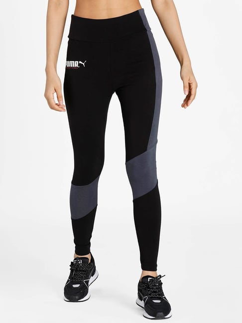 Puma Black Slim Fit Tights