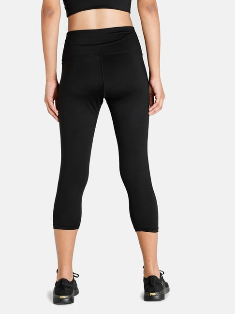 Buy GAYHAY High Waisted Capri Leggings for Women - Soft Slim Yoga Pants  with Pockets for Running Cycling Workout, B-navy Blue, Small-Medium at  Amazon.in