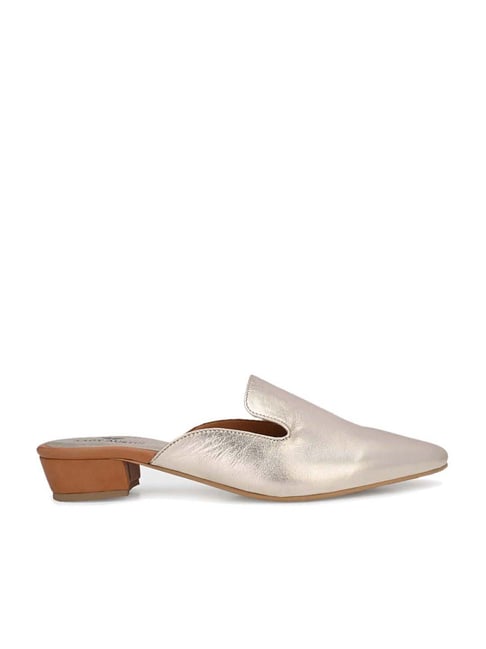 Rose gold mules hot sale