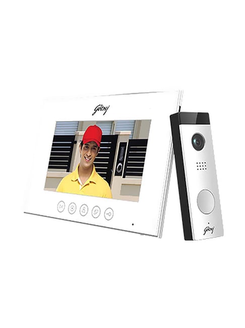 Buy Godrej Seethru Video Door Phone With WI-FI (White) Online At Best ...