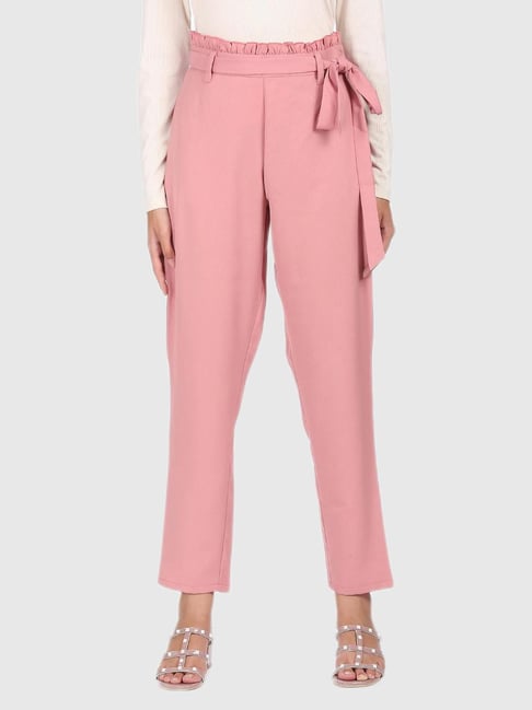 Pink Tailored Trousers