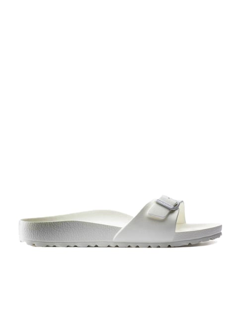 Birkenstock madrid best sale white narrow