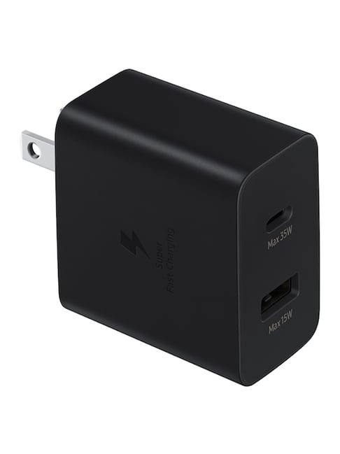 Samsung EP-TA220NBNGIN 35W Power Adapter Duo Wall Charger (Black)