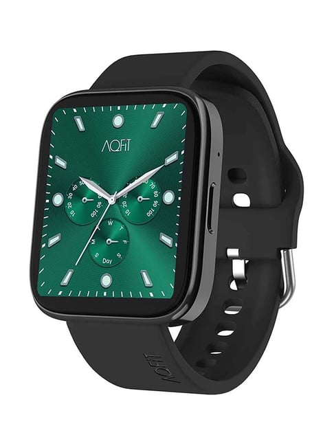 AQFiT W9 Quad Bluetooth Calling Smartwatch (Black)