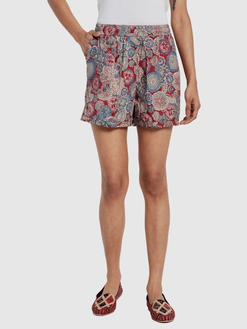 Buy Fabindia Pink Cotton Printed Short for Women Online @ Tata CLiQ