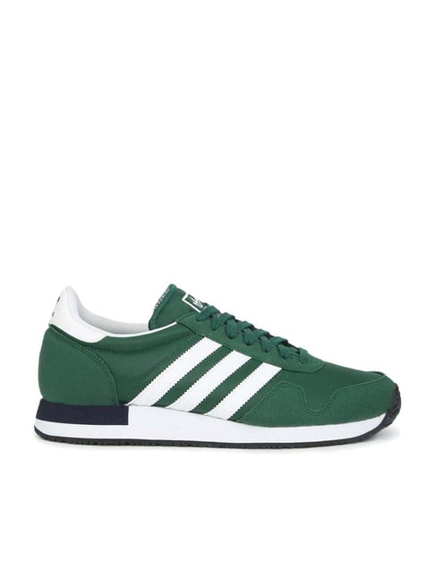 Adidas green store casual shoes