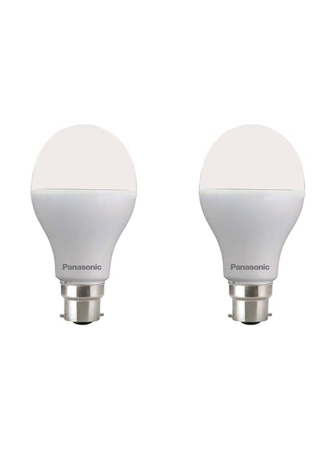 Panasonic PBUM13077 7W B22 Inverter Rechargeable Emergency LED Bulb - Pack of 2 (White)