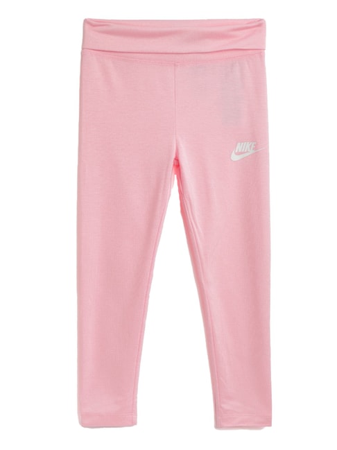 Buy Nike Kids Pink Solid Leggings for Girls Clothing Online @ Tata CLiQ