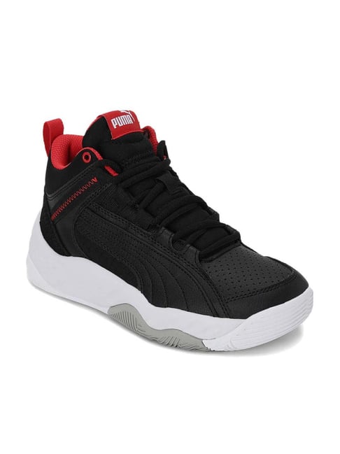 Puma Boys Rebound Future Evo Jr Black Casual Sneakers