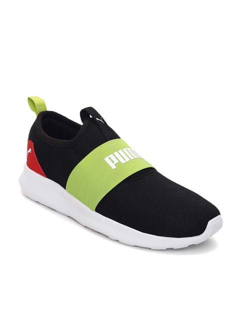 Puma Boys Looney Jr Black Casual Sneakers