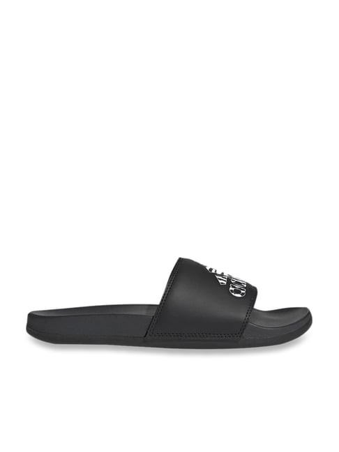 Adidas Women's ADILETTE COMFORT Charcoal Black Slides