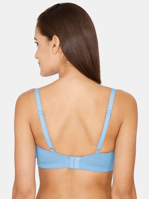 Zivame Blue Non Wired Non Padded Maternity Bra