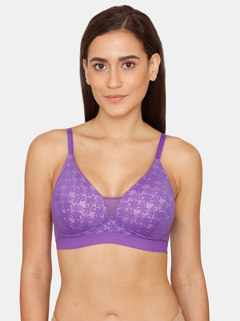 Buy Zivame Purple Non-wired Padded T-Shirt Bra for Women Online @ Tata CLiQ