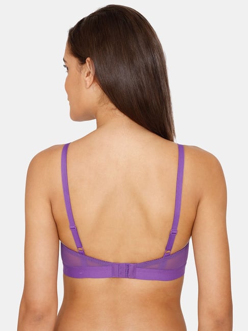 Buy Zivame Purple Non-wired Padded T-Shirt Bra for Women Online @ Tata CLiQ