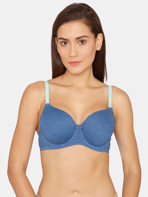 Buy Wunderlove by Westside Teal Padded Non-Wired Bra for Online @ Tata CLiQ