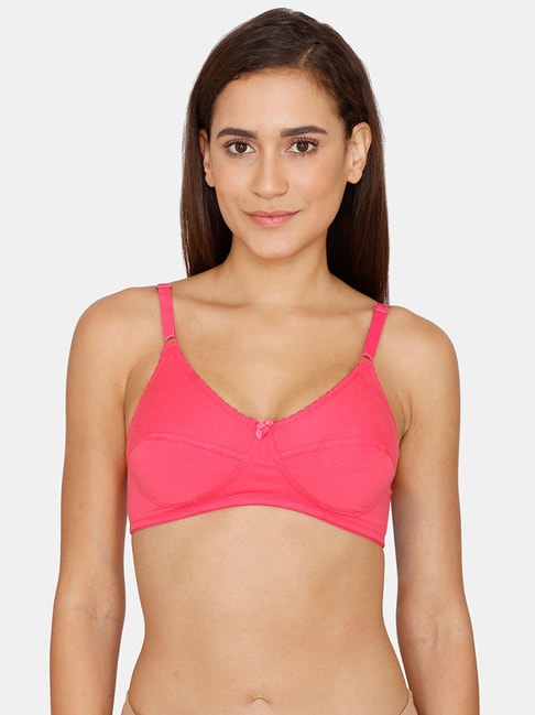 Buy Rosaline by Zivame Red Non Wired Non Padded T-Shirt Bra for Women  Online @ Tata CLiQ