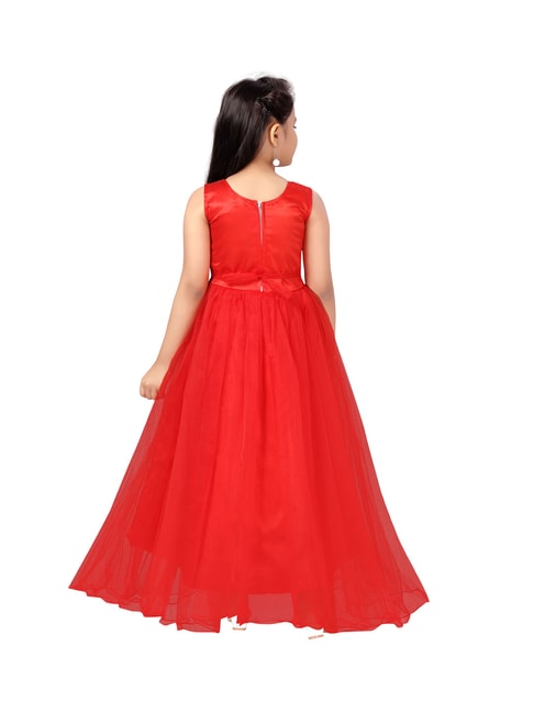 New Designer Rayon Red Gown with Chicken Koti for Womens and girls-mncb.edu.vn