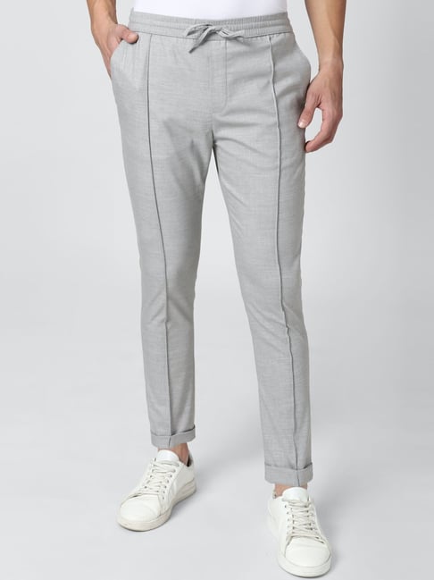 Buy Men Grey Regular Fit Formal Half Sleeves Formal Shirt Online  213229  Peter  England