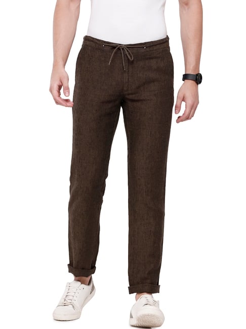 Buy Green Trousers & Pants for Men by JOHN PLAYERS Online | Ajio.com
