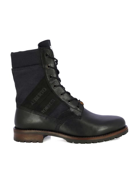 Alberto Torresi Men's Black Casual Boots