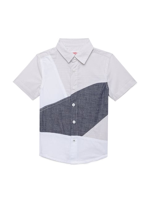 Under Fourteen Only Boys Multicolor Solid Shirt-picture-33