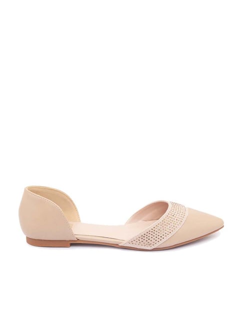 Ceriz Women's Cindy Beige D'orsay Shoes