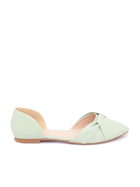 Ceriz Women's Mathilda Mint Green D'orsay Shoes