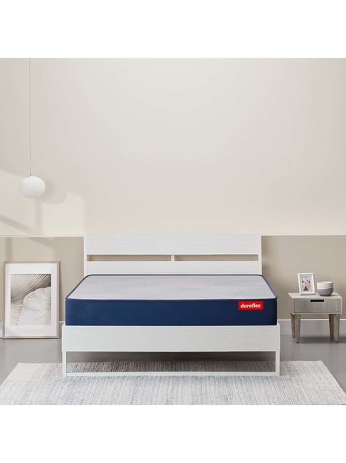 Buy Duroflex Navy And Grey Memory Foam Livein Orthopedic Certified Mattress At Best Price Tata Cliq