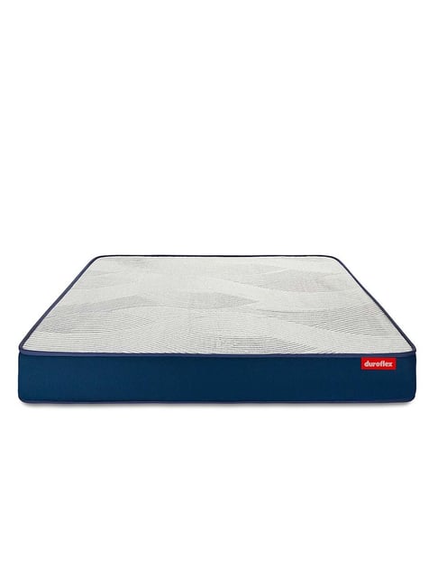 Buy Duroflex Navy And Grey Memory Foam Livein Orthopedic Certified Mattress At Best Price Tata Cliq