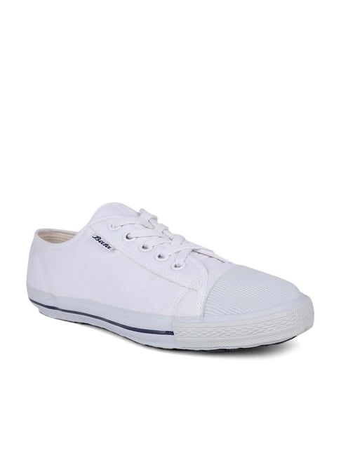 Bata canvas shoes on sale white