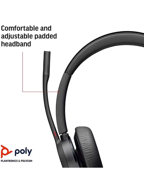 Buy Poly Voyager 4320 UC 218478-02 Bluetooth Headphone with Mic Online At  Best Price Tata CLiQ